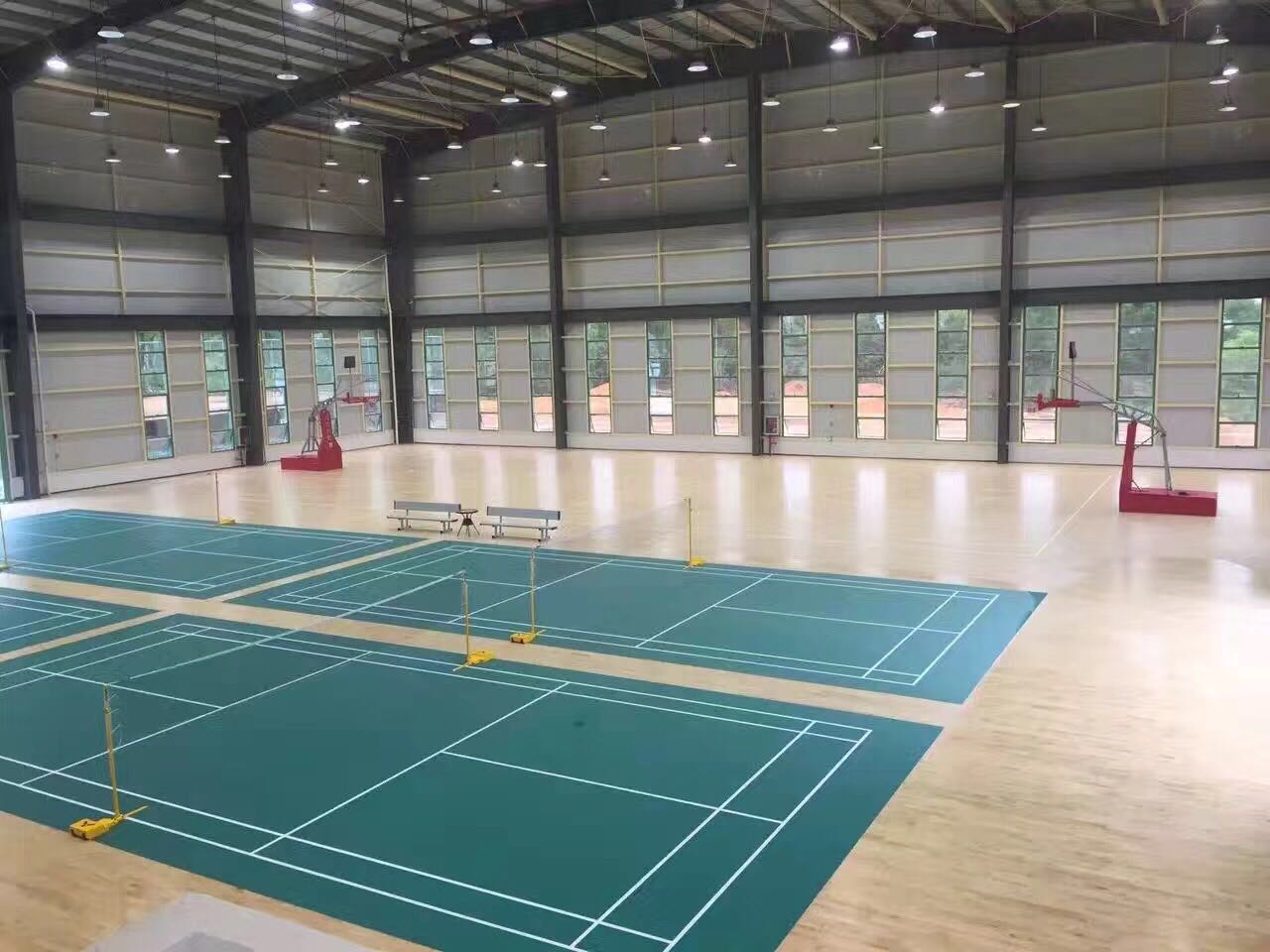 羽毛球場地 羽毛球場工程 羽毛球場尺寸