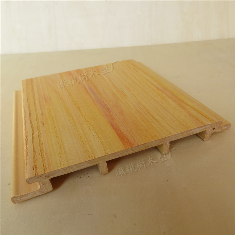 生態(tài)木平面板100單面板室內(nèi)外   房屋護墻板園林木屋木塑墻板pvc