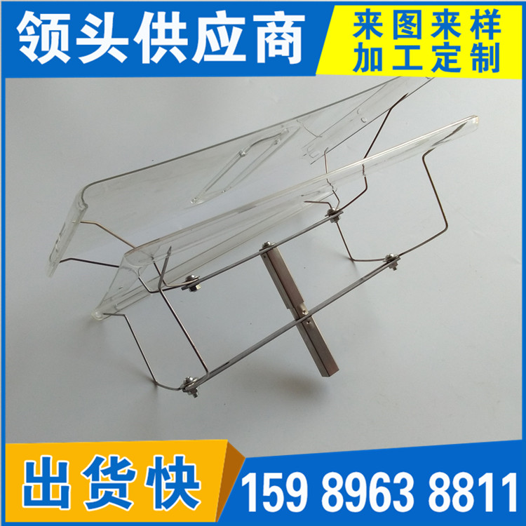 供應生產(chǎn)厚0.4MM長條V型平口彈片 噴漆線工具夾具 涂裝噴涂夾 手機外殼噴油夾具彈片