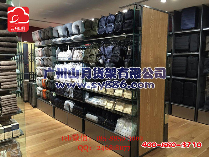 三福風(fēng)格貨架，名創(chuàng)優(yōu)品裝修、 悅詩風(fēng)吟貨架