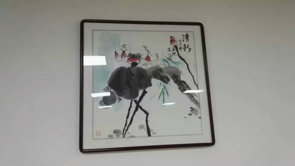 長沙裝裱字畫書法 裱書畫作品配畫框 實木畫框 送貨安裝