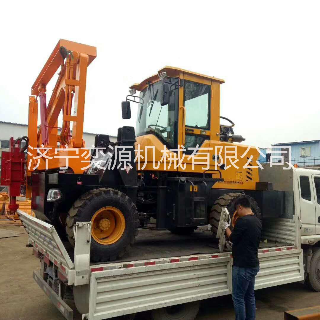 波形護欄打樁機價格 批發(fā)甩賣護