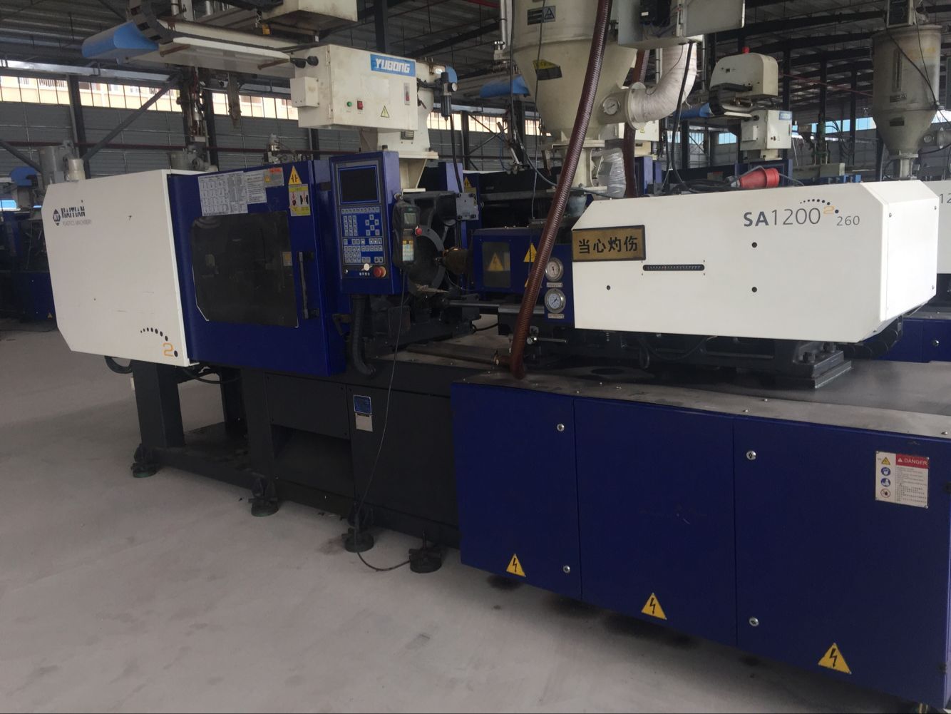 海天注塑機(jī)SA120原裝變量泵機(jī)鉸無(wú)磨損、哥林柱無(wú)花、靚機(jī)多臺(tái)轉(zhuǎn)讓