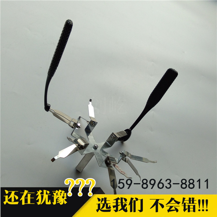 噴塑膠圓管掛具設(shè)計(jì)  真空鍍膜加工  360度自轉(zhuǎn)夾噴油夾具彈片