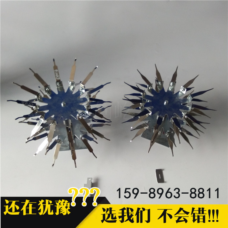 噴塑膠圓管掛具設(shè)計(jì)  真空鍍膜加工  360度自轉(zhuǎn)夾噴油夾具彈片