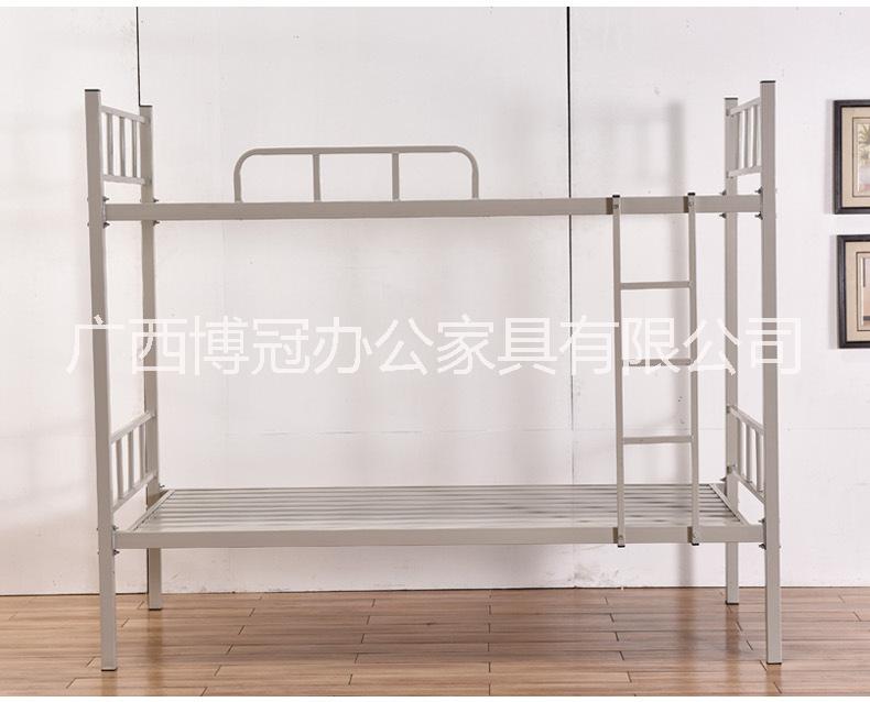 廣西南寧鐵架床上下鋪鐵床雙層床鐵架學(xué)生高低床員工宿舍床工人上下床