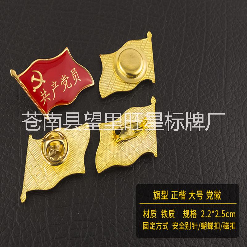 *黨旗徽章胸章廠家定做標(biāo)準(zhǔn)型*徽章胸章批發(fā)