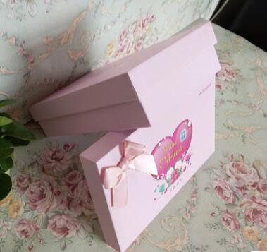 廠家定制批發(fā)新品絲帶包裝盒 *節(jié)送男女友*精美禮品盒
