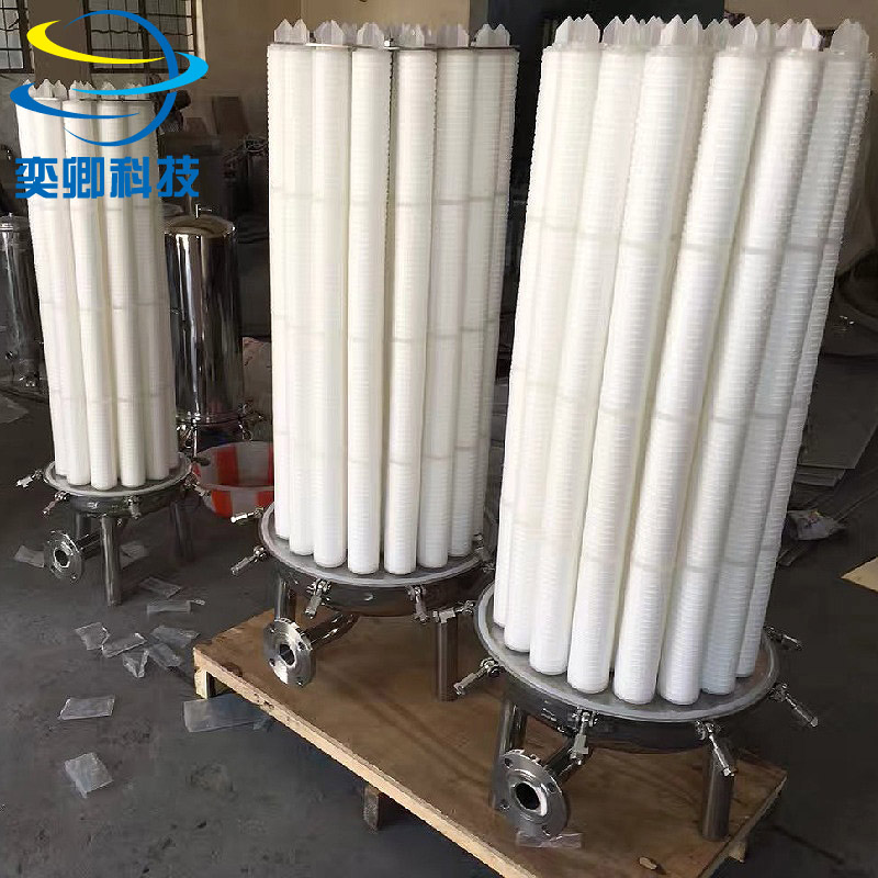 精密濾芯過濾器 大流量濾芯過濾器 可定制 衛(wèi)生級鏡面 折疊濾芯 鈦棒濾芯過濾器