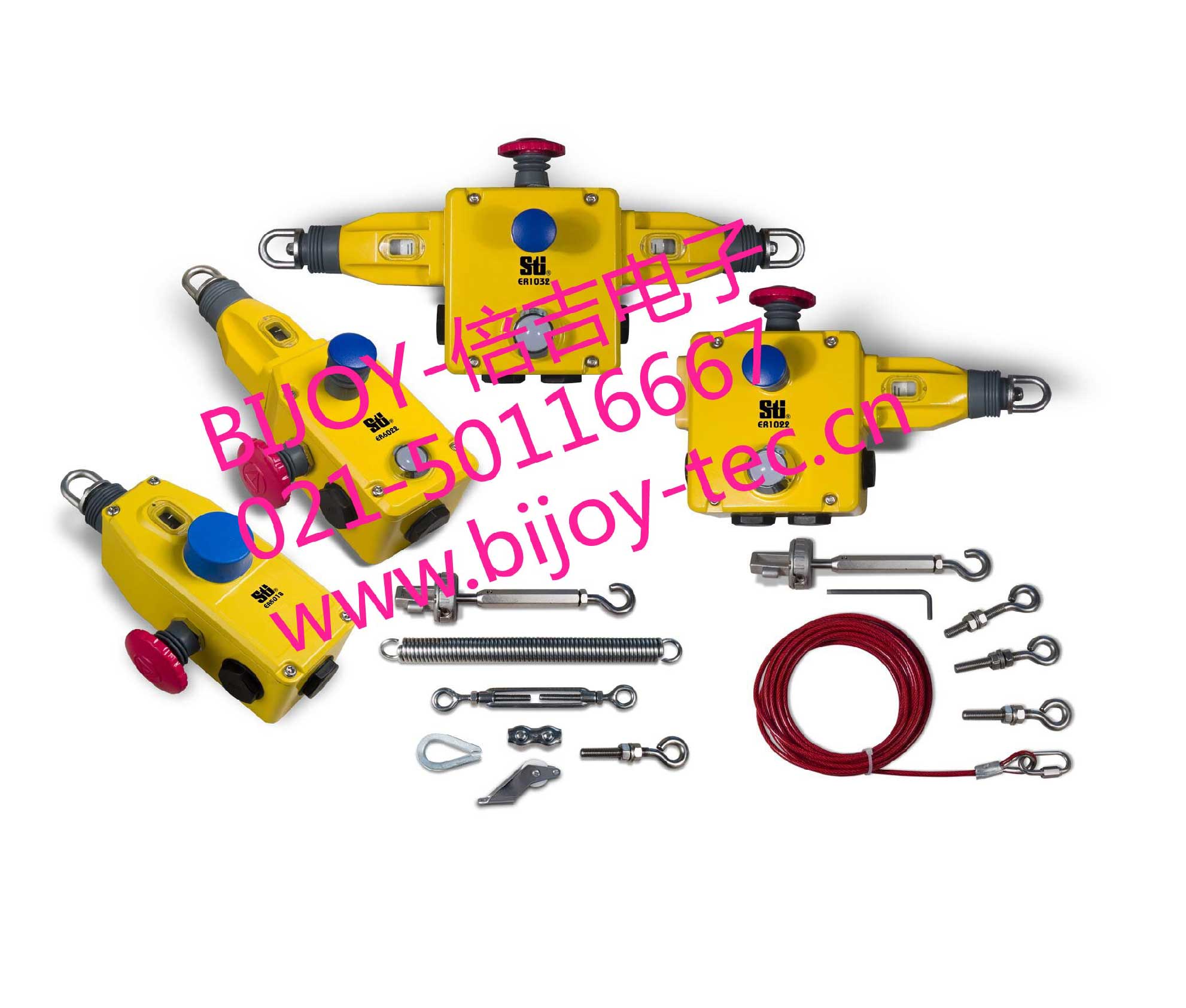 STI拉繩開關 ER6022-021M ER6022開關 安全開關 倍吉電子 急停拉線開關