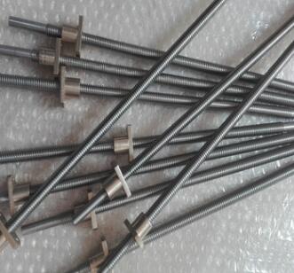 矩形絲桿廠家梯形絲桿螺桿45鋼調(diào)制9-4銅螺母車銑