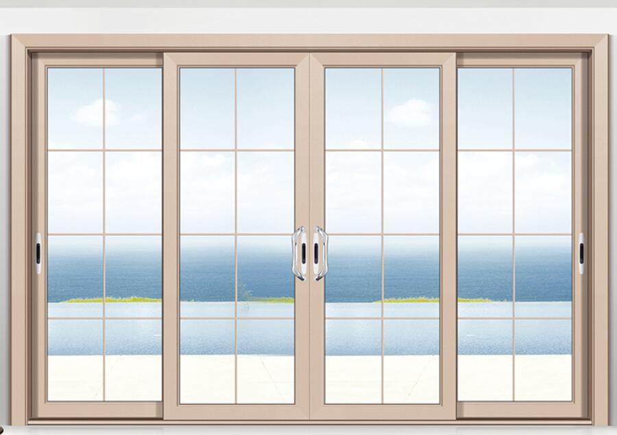 廣州佛山門窗批發(fā)，門窗選購 80金柏麗（三軌三扇推拉門）