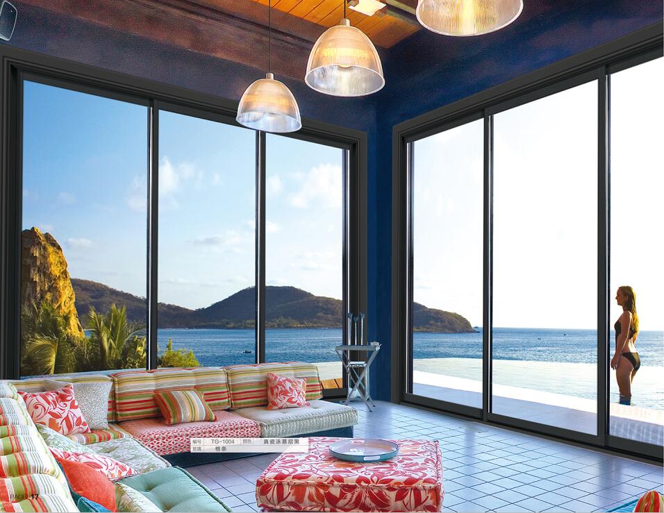 威利斯28極窄邊框推拉門、推拉吊趟門門窗定制、門窗批 威利斯28極窄邊框兩軌推拉