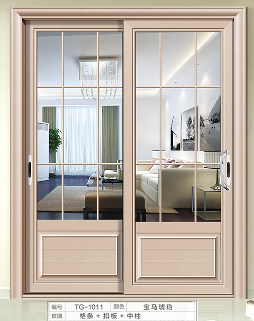 35金柏麗推拉門（兩軌推拉）供應(yīng)鋁合金門/批發(fā)推拉門/客廳門