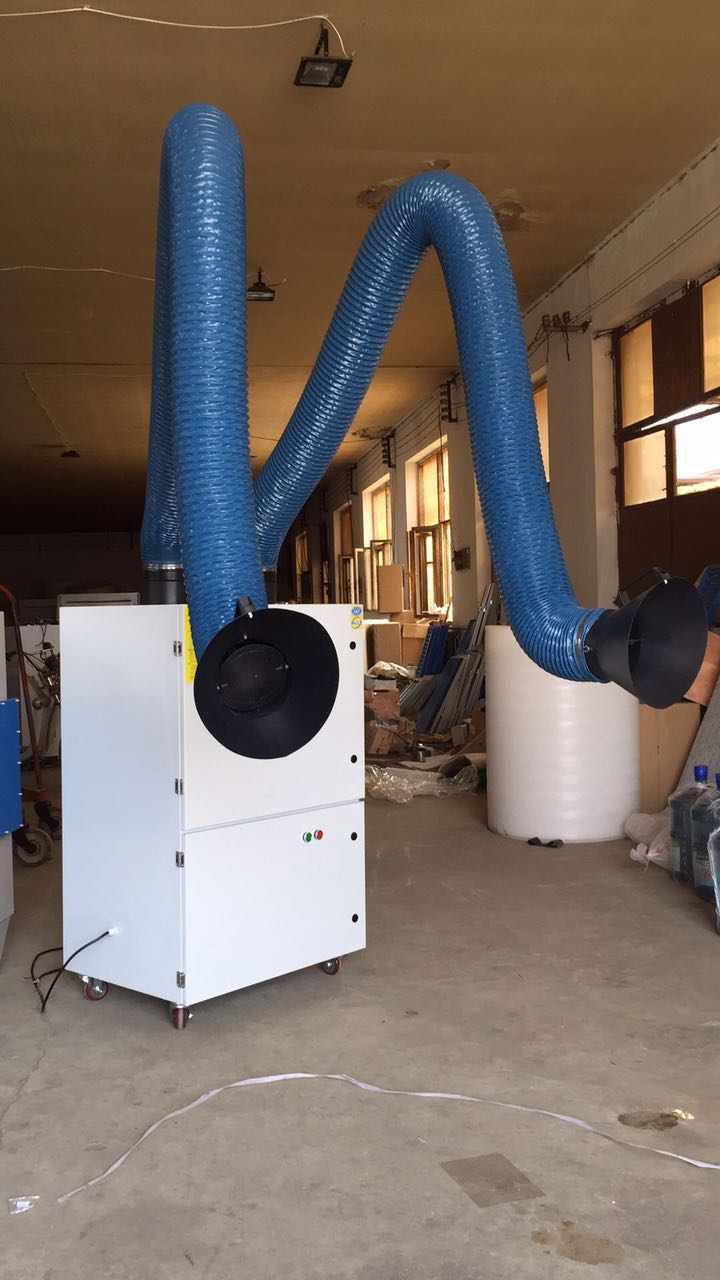 雙臂白色款焊煙凈化器