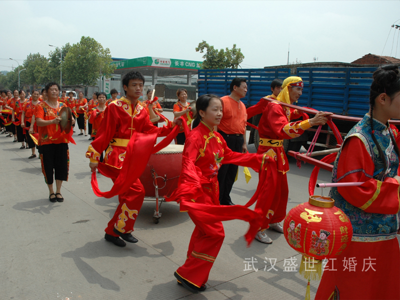 武漢腰鼓隊，腰鼓隊，漢口腰鼓隊，