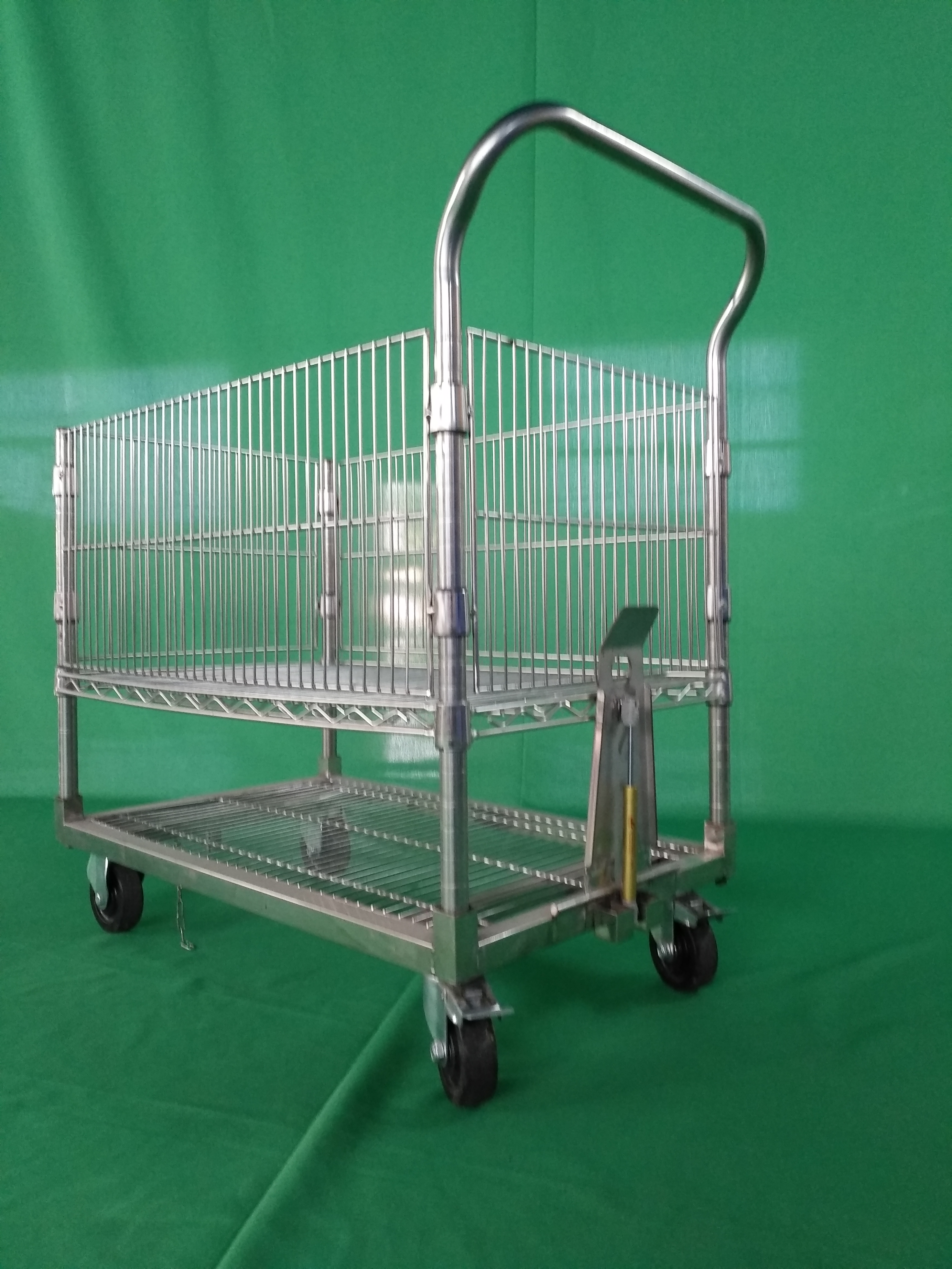 專業(yè)生產(chǎn)防靜電手推車，不銹鋼手推車，物流臺車SMT料盤車 物料車