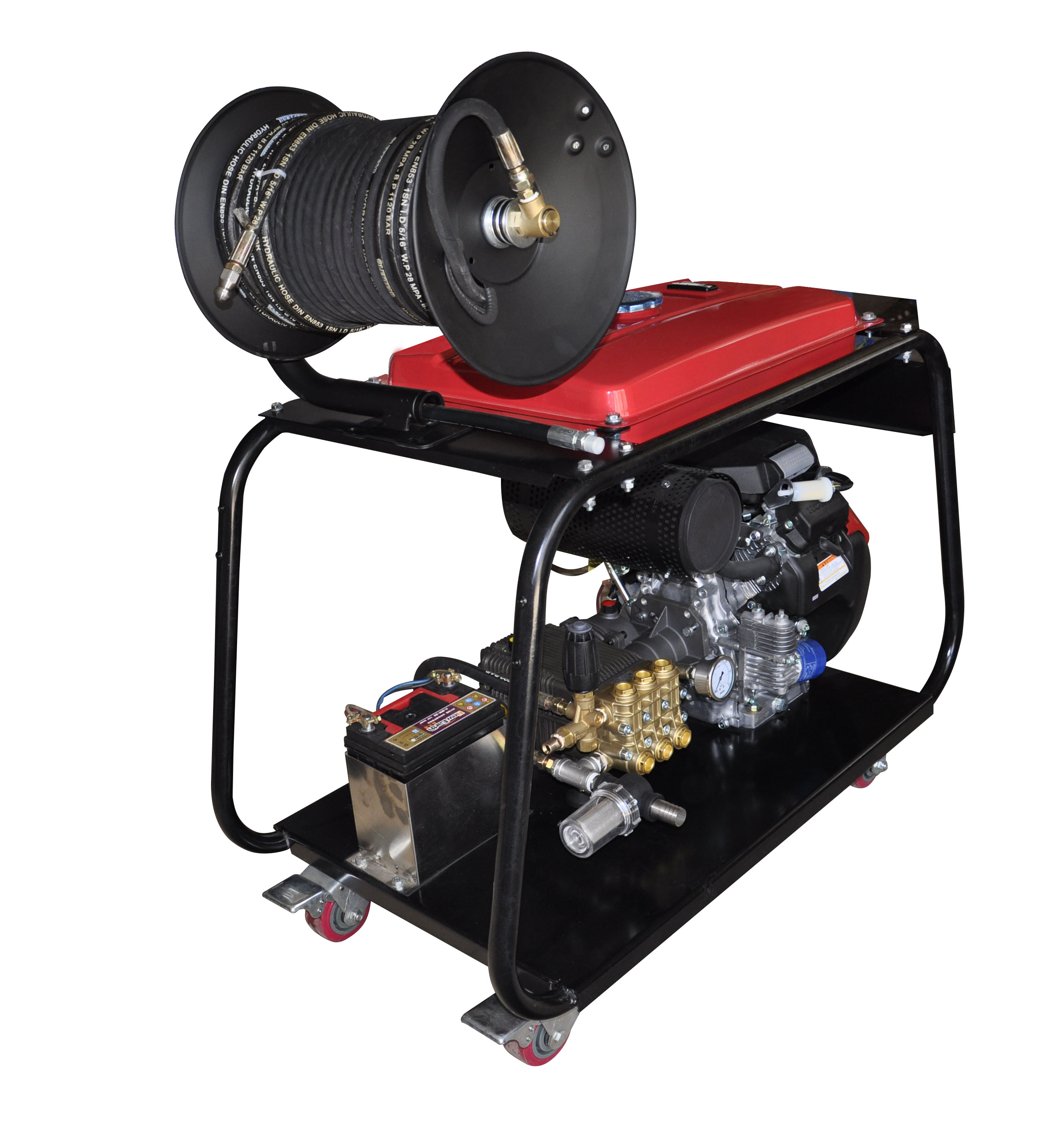 物業(yè)小區(qū)管道疏通機(jī)的適用范圍及廠家價格指導(dǎo) 意大利500型汽Y驅(qū)動高壓疏通機(jī)