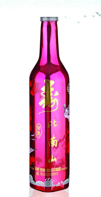 山東電鍍酒瓶定做 電鍍酒瓶設(shè)計 生產(chǎn)電鍍酒瓶廠家