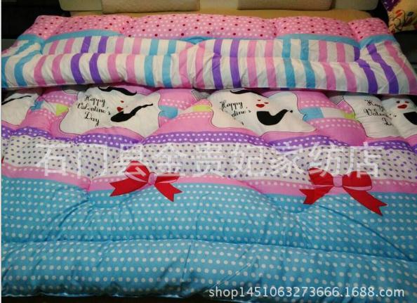 鉆石絨春秋被 5-6斤婚慶被子 七孔棉帶包禮品被子 跑量被子 婚慶被子we