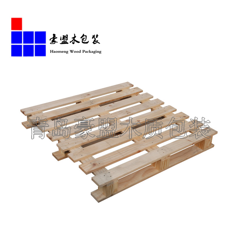 黃島木托盤生產(chǎn)廠家專業(yè)生產(chǎn)四面進(jìn)叉松木托盤