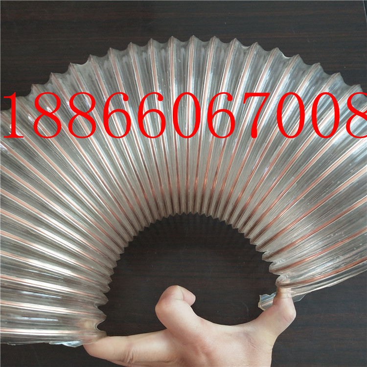 家具廠木工機械耐磨吸塵管、鍍銅鋼絲伸縮軟管廠家