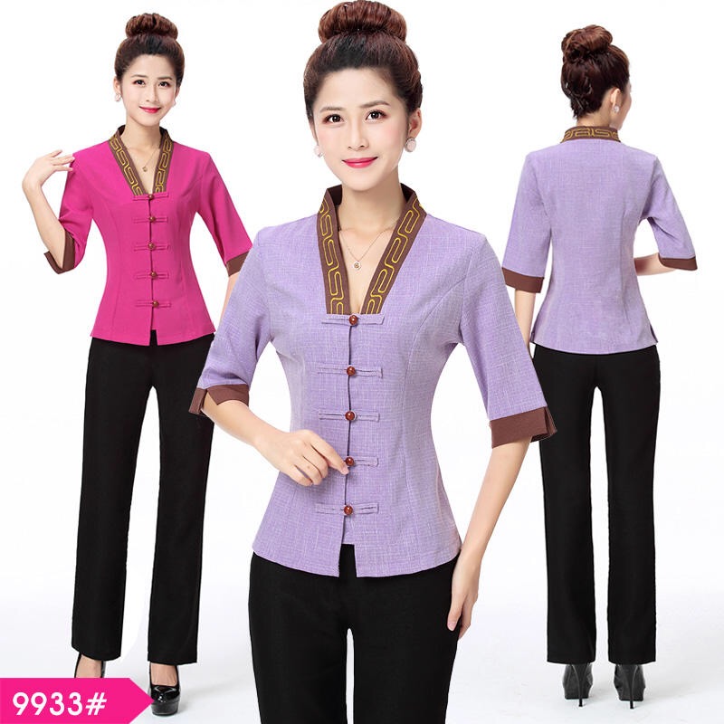 技師工作服現(xiàn)貨 沐足服