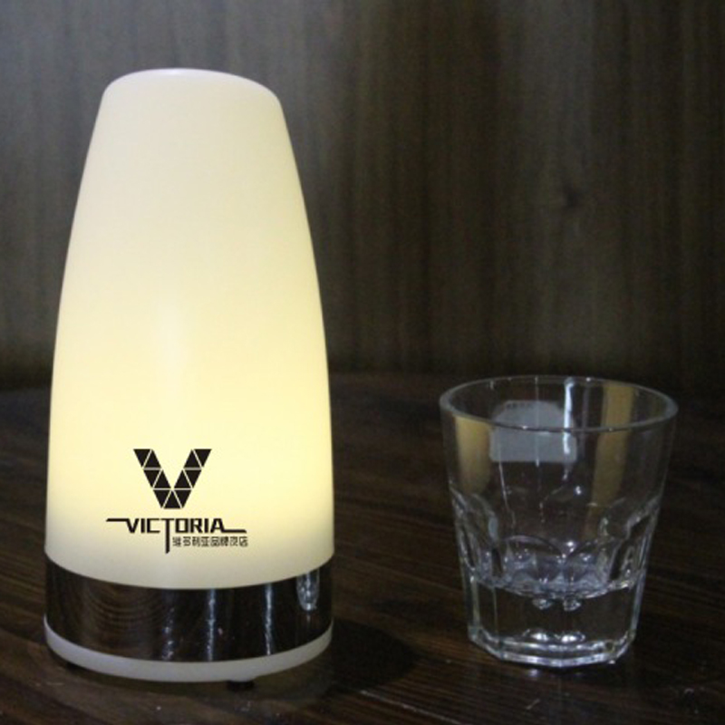 包郵七彩LED充電酒吧臺燈裝飾蠟燭吧臺燈圓形桌燈創(chuàng)意酒吧小夜燈