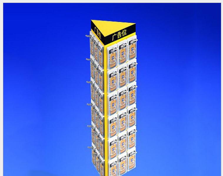 薦 ZJ-33D旋轉(zhuǎn)陳列展示架 三面旋轉(zhuǎn)展示架 樣品金屬展示架