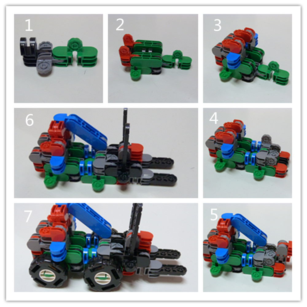 變身機(jī)器人  白變小顆粒積木  可變身機(jī)器人套裝玩具