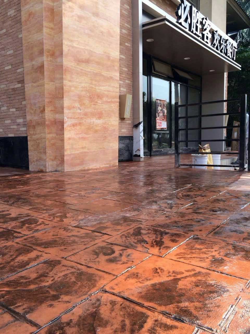 壓印地坪 壓花路面  壓印地坪 壓花路面 仿石路面 海綿城市供應(yīng) 壓花路面 壓印地坪