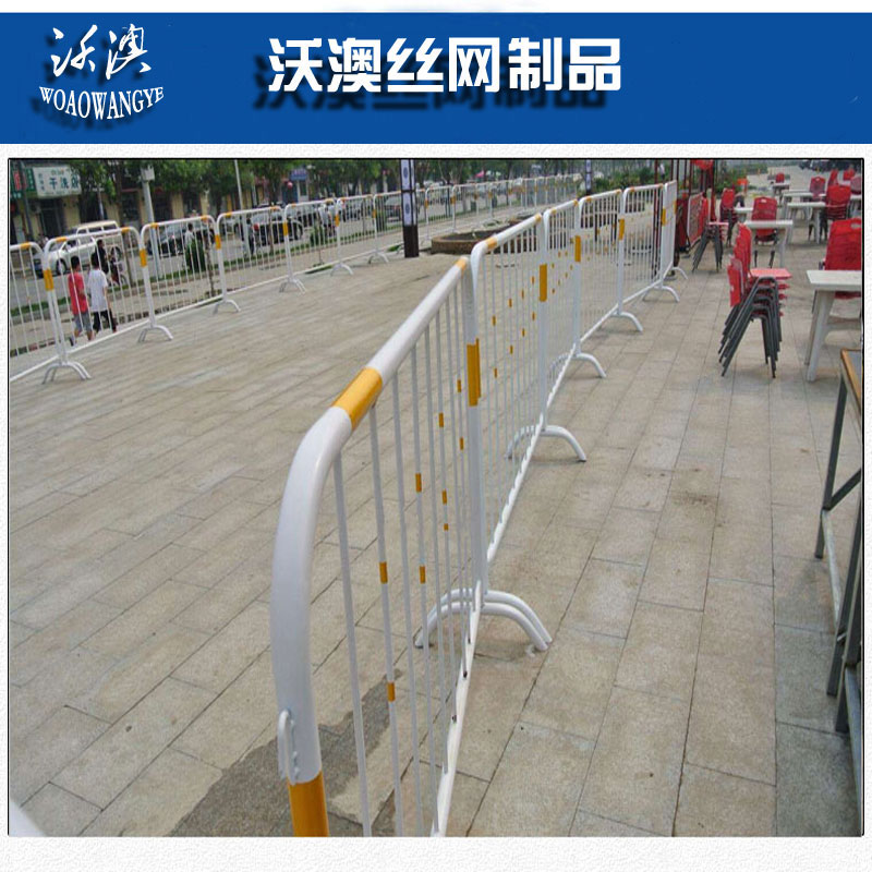 施工鐵馬圍欄市政道路警示防護(hù)欄工程移動(dòng)臨時(shí)隔離欄移動(dòng)鐵馬護(hù)欄批發(fā)