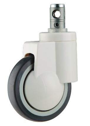 直銷全塑雙軸雙輪中控醫(yī)療腳輪 中控輪廠家 醫(yī)療輪廠家 雙片中控輪廠家