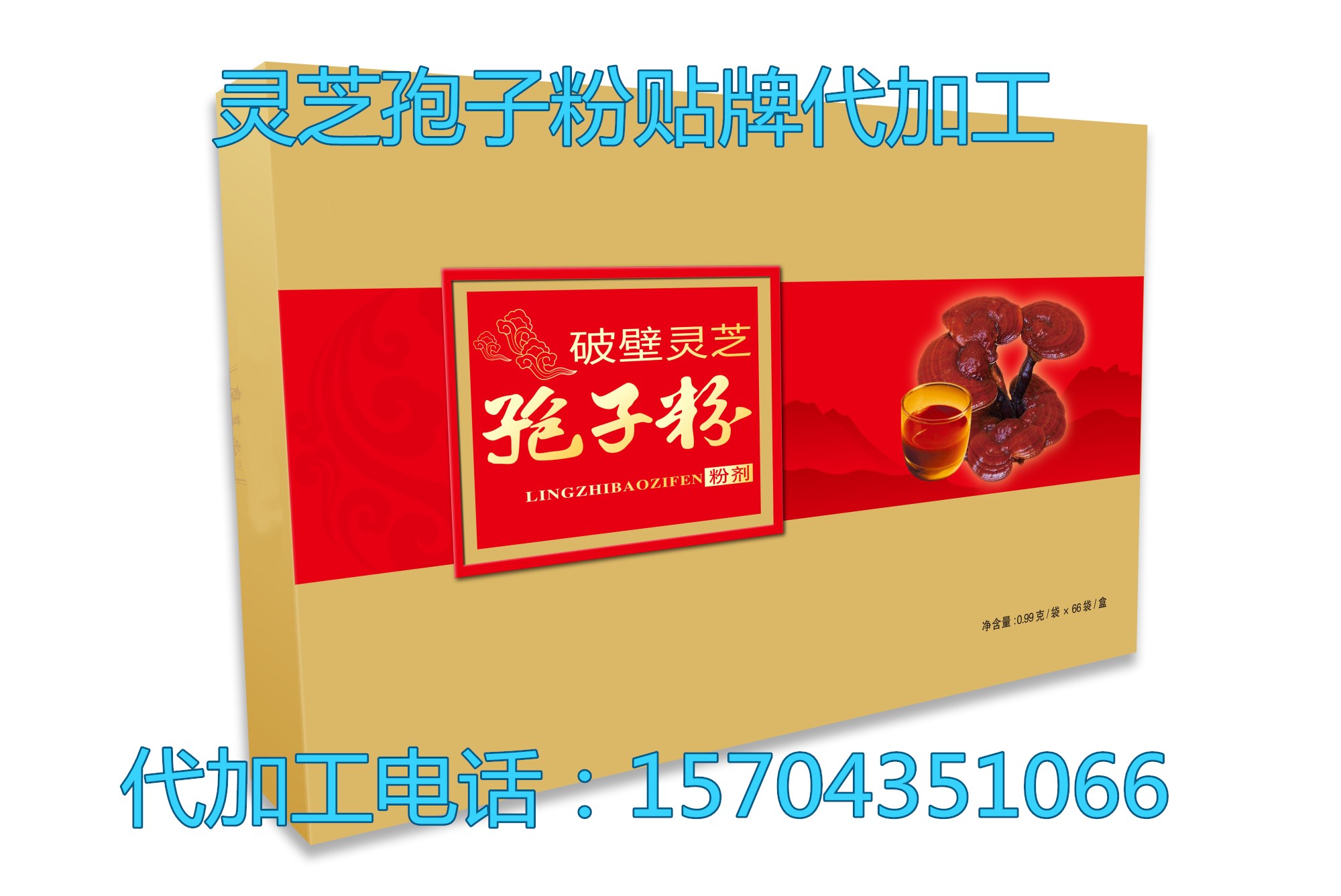 靈芝孢子粉代加工