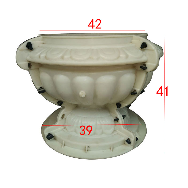 花盆盆栽模具  聚寶盆花盆模具 羅馬柱模具 現(xiàn)澆花瓶模具