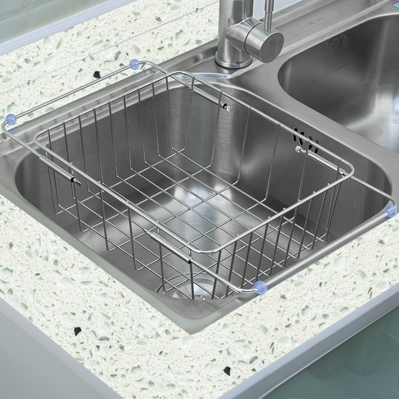 供應(yīng)水槽瀝水籃碗碟瀝水架批發(fā)廣東不銹鋼水槽架價(jià)格