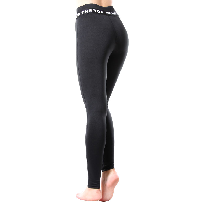 歐美瑜伽褲女秋冬新款彈力緊身運動褲透氣網(wǎng)紗修身速干褲跨進專