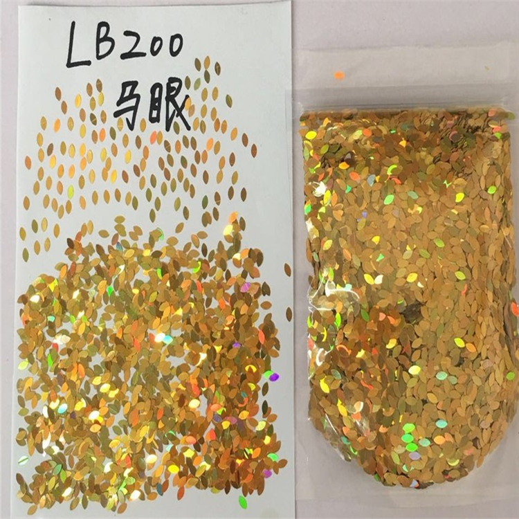 廠家新品供應鐳射3mm馬眼系列金蔥片