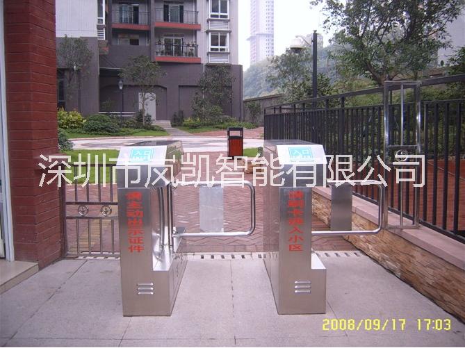 深圳上和科技防撞擺閘定制全不銹鋼斜面八角擺閘/圓弧小擺閘立式擺閘 深圳市防撞擺閘定制