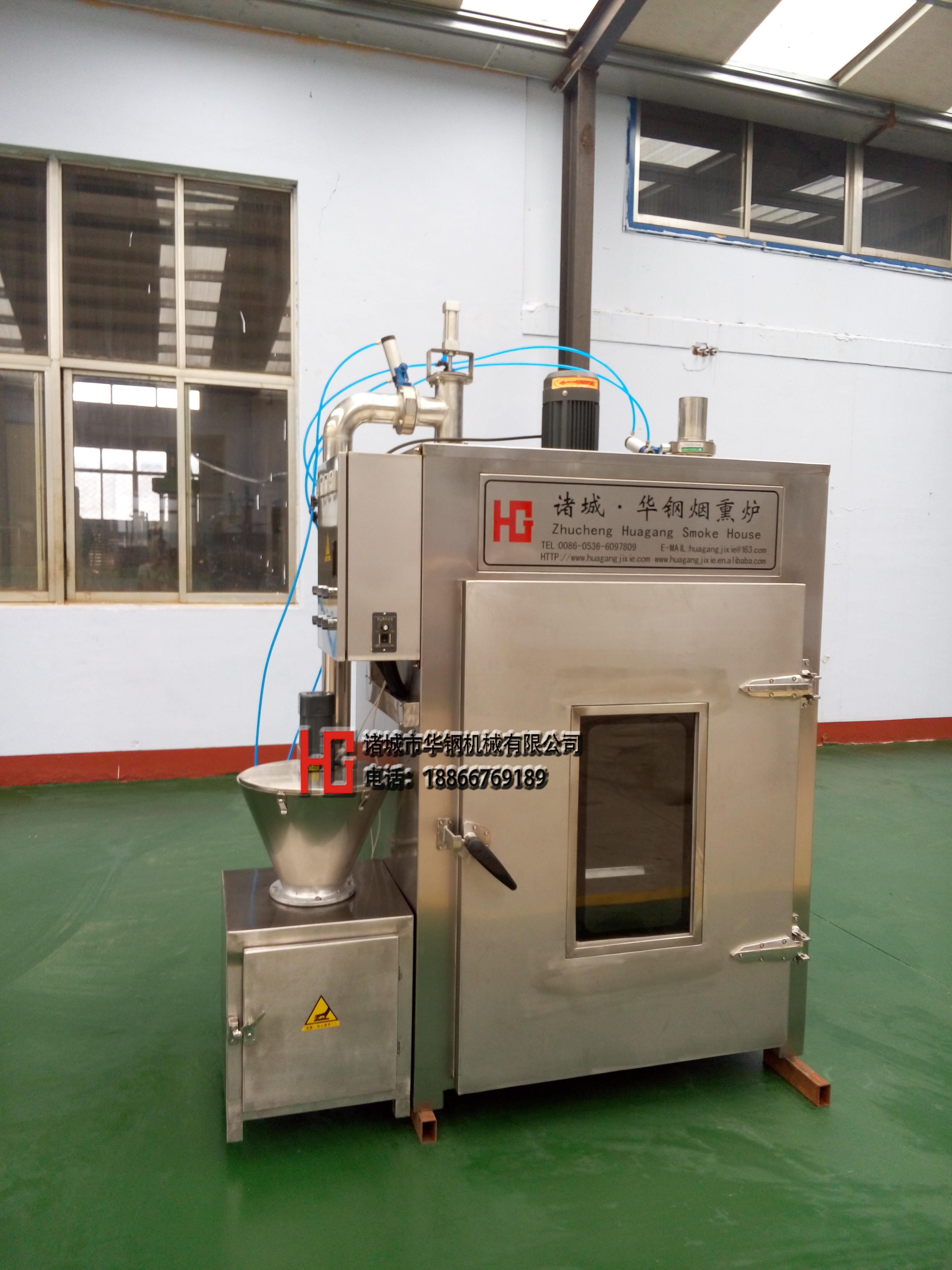 100煙熏爐熏雞熏鴨豆干上色烘干不銹鋼煙熏爐