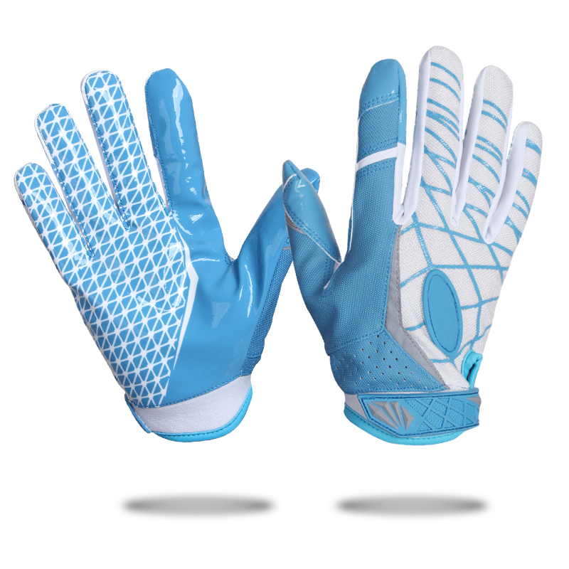 專業(yè)足球守門員手套硅膠防滑耐磨透氣棒球手套橄欖球手套美式批發(fā)