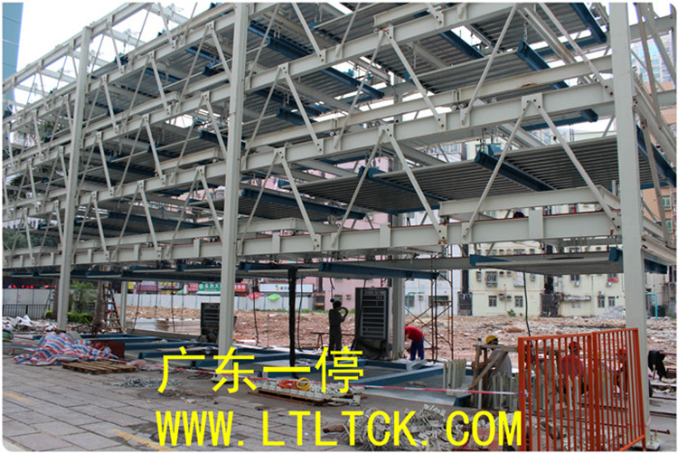 江西南昌寫字樓立體車庫設(shè)備 雙層智能立體車庫升降系統(tǒng)