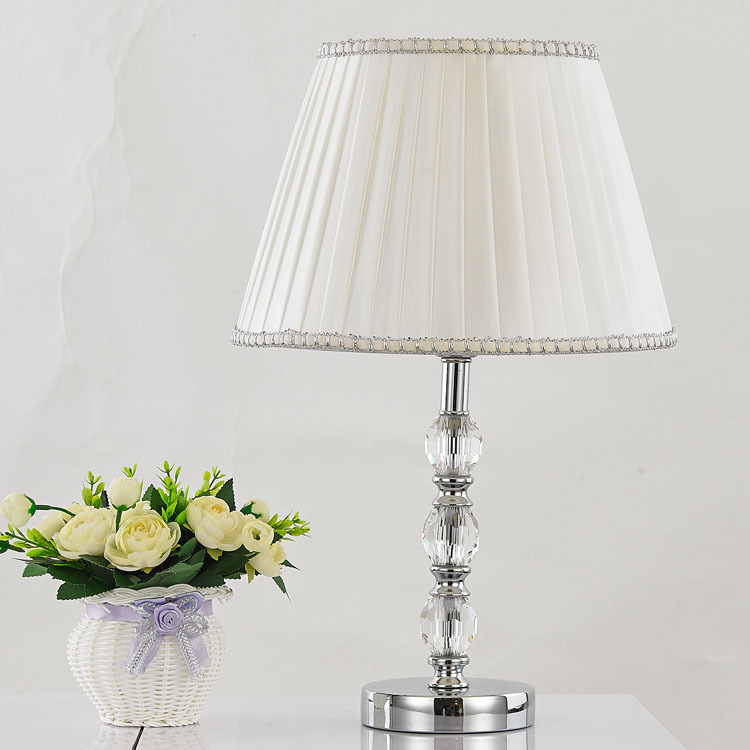 歐式水晶臺(tái)燈 水晶臺(tái)燈 臥室水晶臺(tái)燈  LED護(hù)眼臺(tái)燈