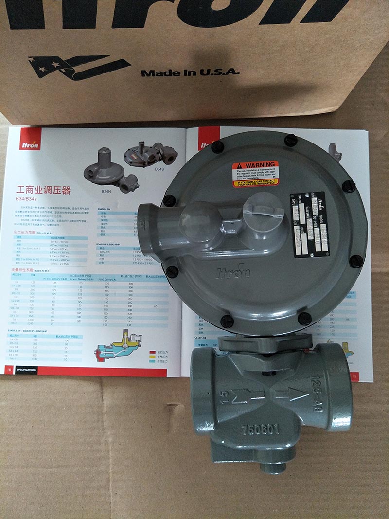 埃創(chuàng)ITRON  B34SN減壓閥B34SN-HP天然氣調(diào)壓器