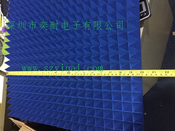 海綿吸波材料，77GHZ汽車雷達測試毫米波吸波材料，角錐吸波海綿，暗室吸波材料 暗室尖劈