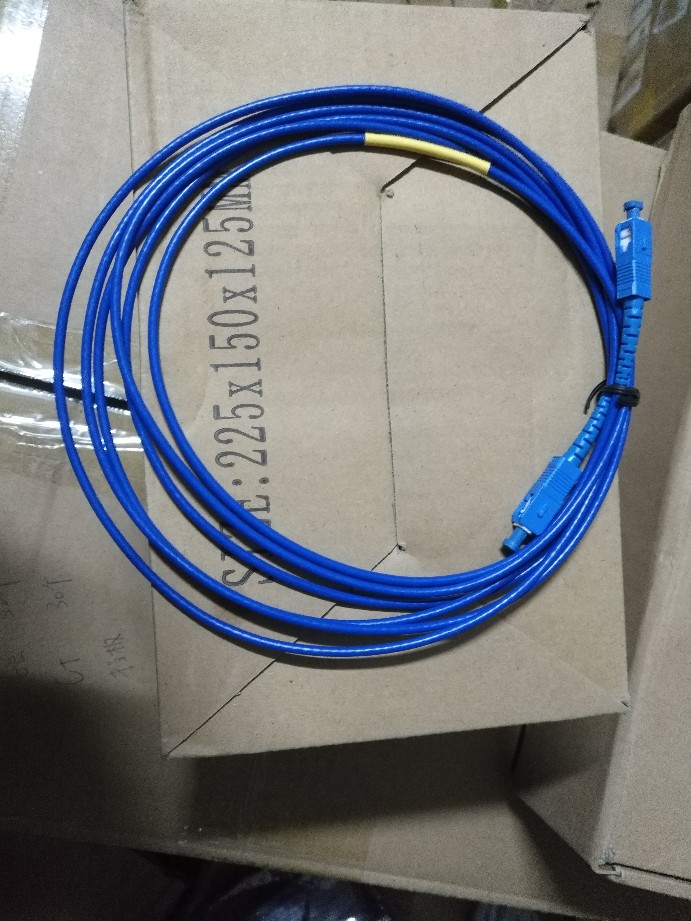 鎧裝光纖跳線SC-SC 3米光纖快速連接器  新海宜品牌 野外光纖連接器