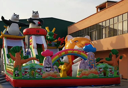 甘肅戶(hù)外廣場(chǎng)兒童充氣滑梯價(jià)格 室外大型充氣玩具變色龍多少錢(qián)