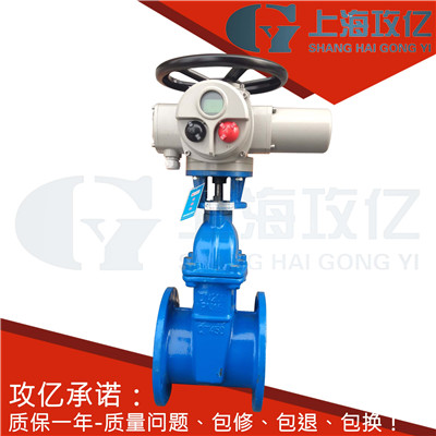 Z945X-16Q電動軟密封閘閥 DN250橡膠密封鑄鐵閘閥