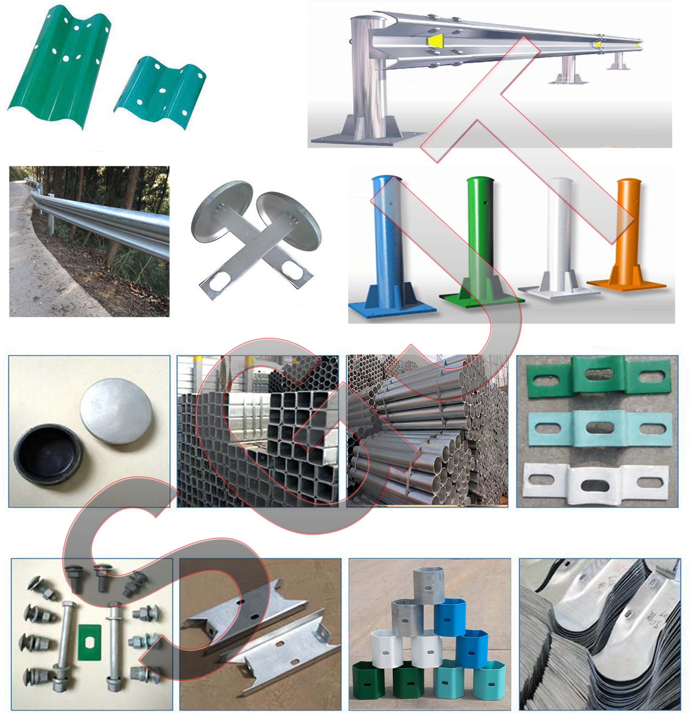 護(hù)欄板雙波護(hù)欄噴塑板高速公路護(hù)欄