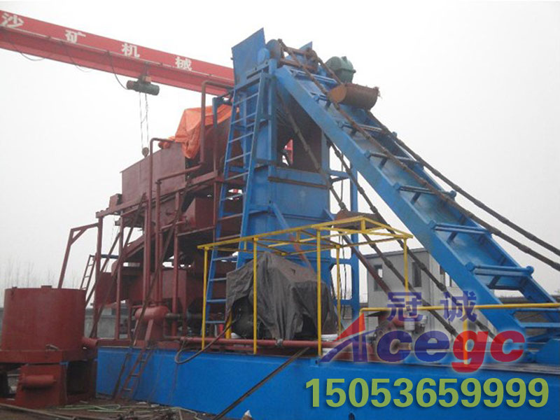 挖沙船工作方式的原理